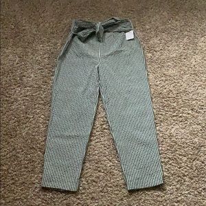 Gingham Free People Pants sz 6